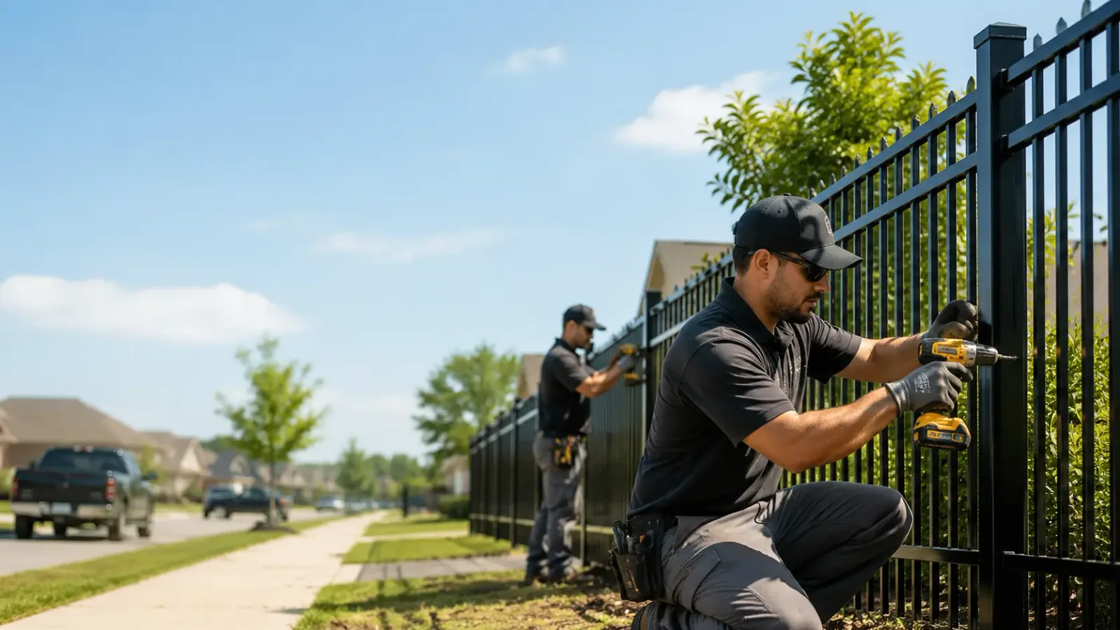 Metal Fence Installation in Cache, OK